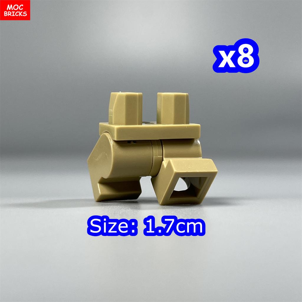 Ungiftig 8 Stück Moc Steine 17mm Hose Bewegliche Kurze Beine 970Cm00 Körperteil Tragen Modell Actionfigur Zusammenbauen Bausteine Spielzeug Geschenke