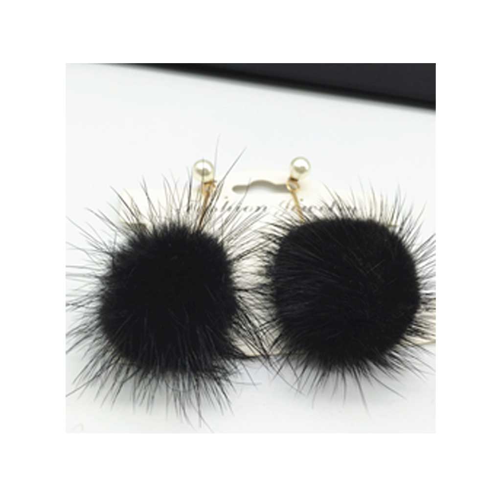 Dangle Earrings Lady Accessories Fashion Popular Unique Earring Korean Style Ball Daily Decorations Stud Wear Ear for Jewelry