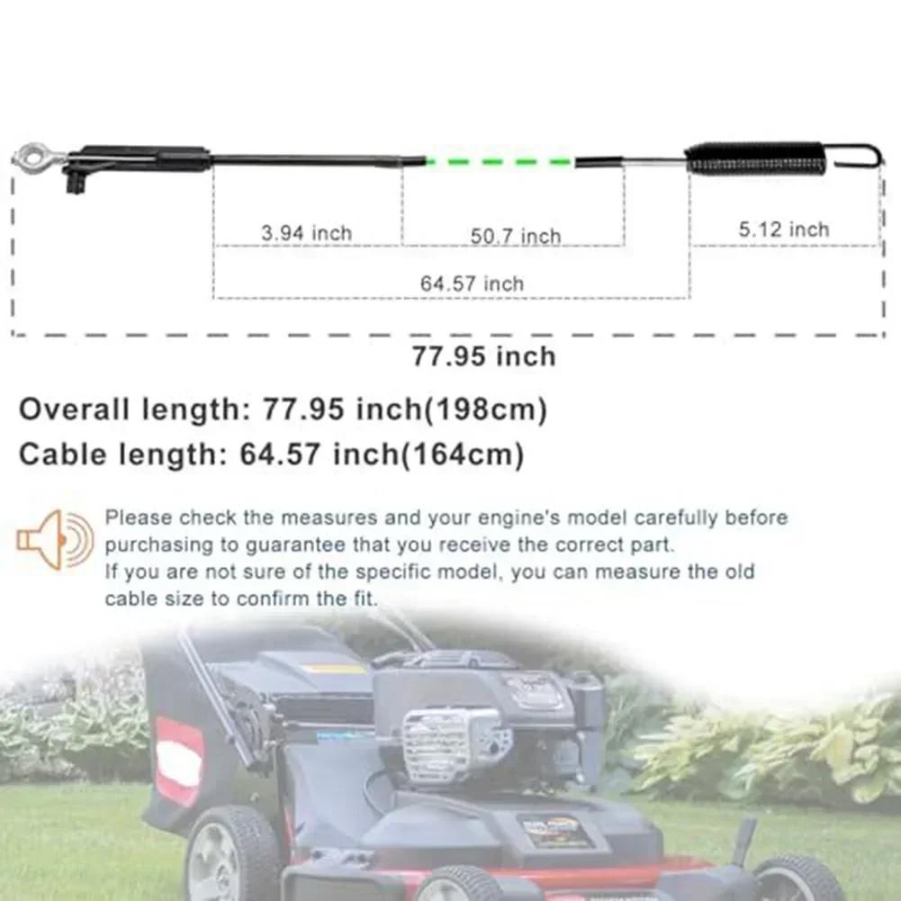 Clutch Pull Cable Replacement 3810300510 Compatible with Brigg and 223cc Engines Suitable for 76cm and 30 Inch Mower Models