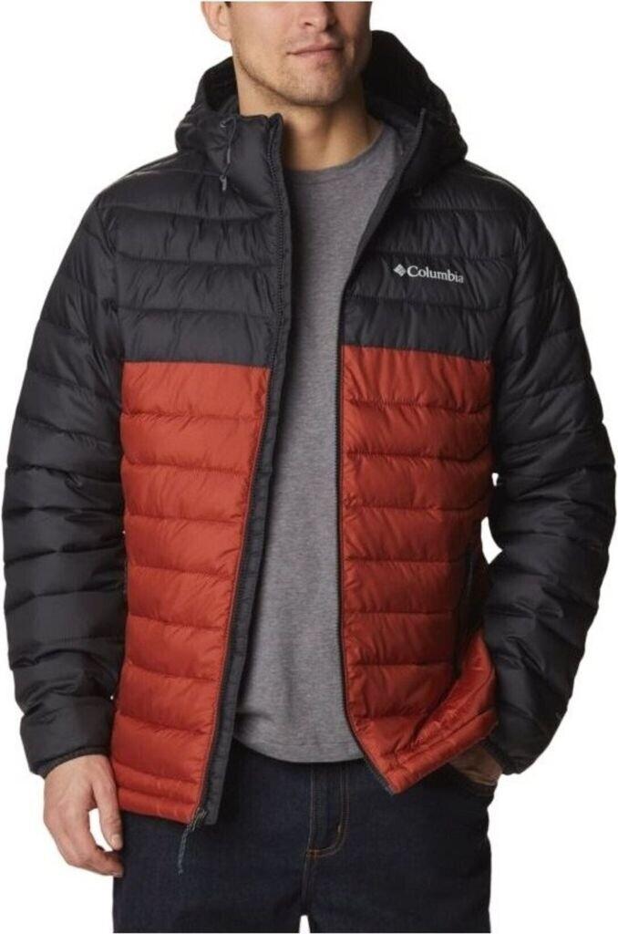 Куртка Columbia Powder Lite Hooded Jacket warp red/shark
