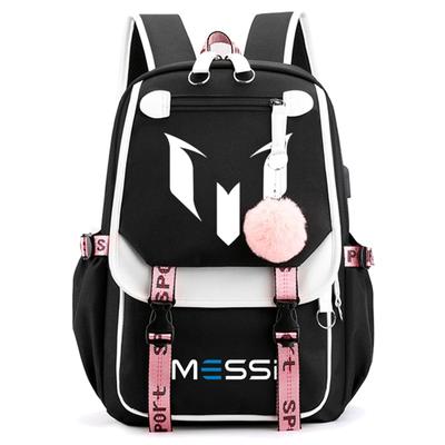 Fashion Canvas Backpack Large School Bags for Teenage Girls Usb Port Schoolbag Student Bookbag Teen School Backpack