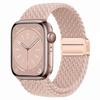 Geflochtenes Solo Loop-Armband aus Nylon für Apple Watch Band Ultra2 49 mm 9 8 7 41 mm Metall-Magnetarmband 45 mm 6 5 4 SE 44 mm verstellbarer elastischer iWatch-Gurt