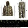 Ghillie Suit Men Women Kids 3D Leafy Bionic Camouflage Hunting Clothing CS Shooting Suit Tactical  Combat Clothes Set