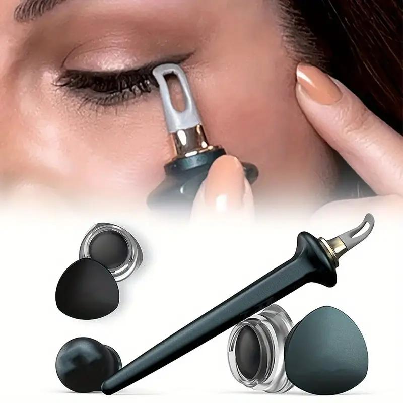 Silicone Eyeliner Brush Waterproof Eyeliner Pen Waterproof Non-smudge Silicone Eyeliner Brush Eyeliner Auxiliary Tool Eyeshadow Pen
