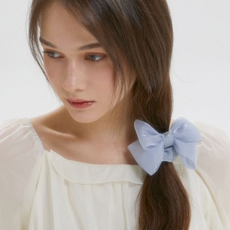 

Жан Поль Кларисс Мари Резинка-скранчи с лентой JP-24-416S black