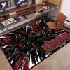 Custom Name Text Crystal Velvet Rug,Teenage Mutant Ninja Turtles Soft Plush Decorative Non Slip Floor Carpet