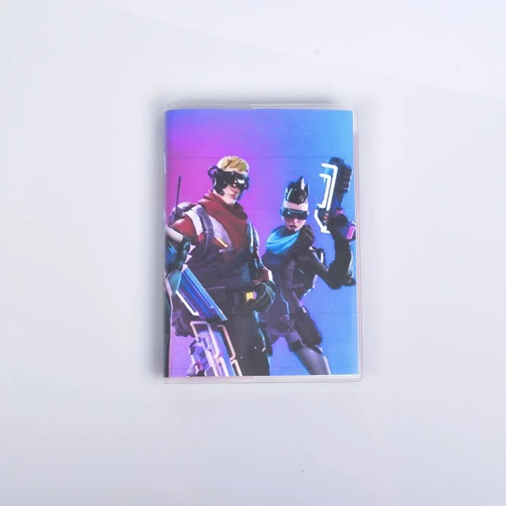 Lovely Fortnite Notebook Anime Notebooks PVC Simple Student Diary Cartoon Theme Writing Journal School Supplies Project
