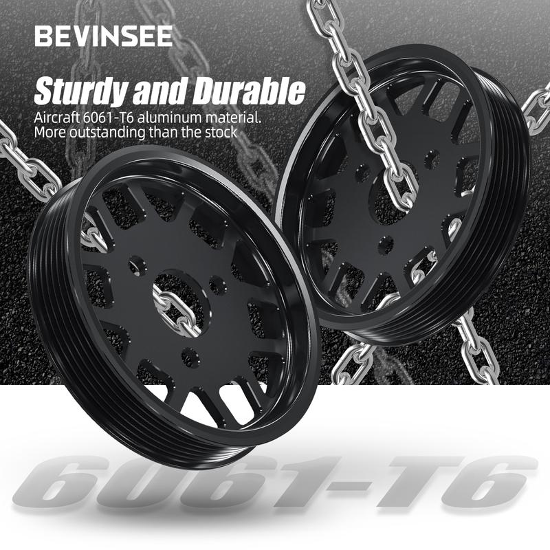 For BMW M52TU M54 Power Steering Pulley, for BMW E46 E39 E36 E38 325i 328i 525i 528i, X5 E53, Z3, Replace for 32 42 1 740 858