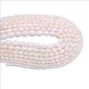 Perle de Orez Handmade Stil Boho, Mărgele Albe Naturale de Apă Dulce pentru Realizarea Bijuteriilor, Accesorii Coliere DIY, Cadouri Artizanale de Ziua Mamei 36cm
