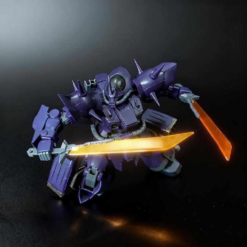 HG 1/144 Ms-18e Kampfer Assembly Model Kit Dark Cool Action Figures Movable Joint Robot Model Kit Plastic Model Boy'S Gift