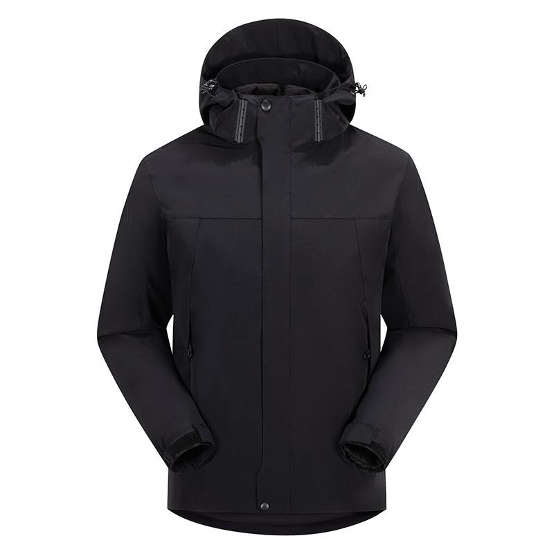 Down Jacket Couple-style Three-in-one Winter New White Duck Down Jacket with Clean Surface and Warm Down Jacket