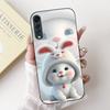 For LG Velvet 4G 5G UW Phone Case Velvet LM-G900 Back Cover Soft Matte Silicone Slim Fundas Lovely Panda Rabbit Flower Cartoon