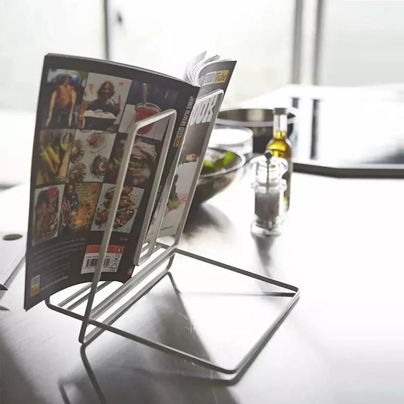 Cross-Border Desktop Folding Bookshelf Household Iron Simple Folding Stand Music Stand Magazine Reading Stand Tablet Computer