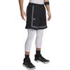 Under Armour Zone Pro 7 Inch Mesh Color Block Fashion Versatile Breathable Sports Shorts Men Shorts Black 1387089-001