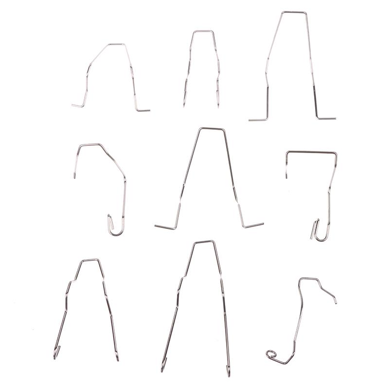 6/9Pcs Metal Headlight Bulb Spring Clips Fits For H1 H3 H4 H7 Car Headlamp Light Bulb Retainer Spring Clips Buckles Tools