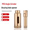 M10 Angle Grinder for Tile and Stone: Hole Opener and Polisher with Drill Bit