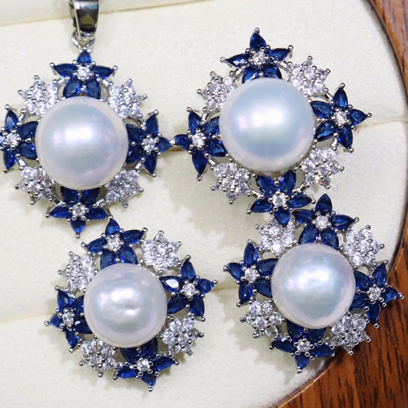 Autumn/Winter Pearl Set: Starry Sky Freshwater Pearls with Slight Imperfections, Strong Luster, Versatile & Fashionable Jewelry – Model 193