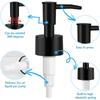 Reusable Soap Pump Heads Easy Installation Soap Dispenser Pump Plastic Texture Suitable for Various Neck Size Bottles
