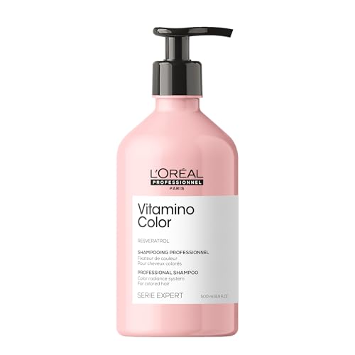 L Oréal Professionnel Vitaminocolor Shampoo 500ml, Color Care, Shiny, Supple, Light Finish