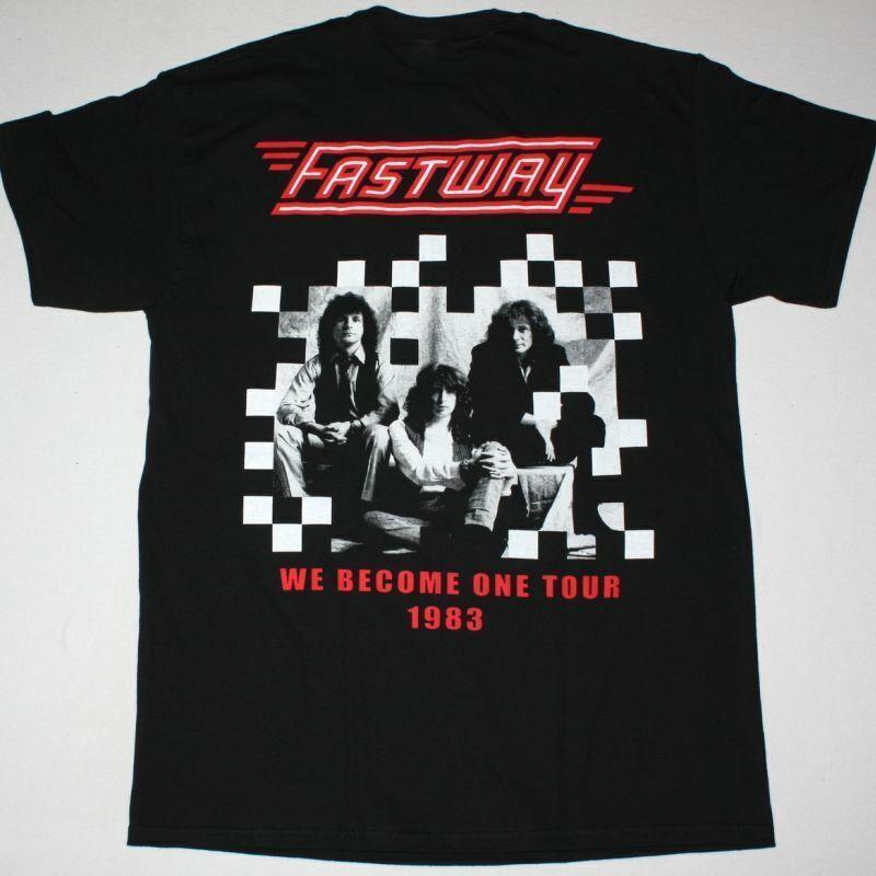 

FASTWAY WE BECOME ONE TOUR Reprint Cotton Black For Men T-Shirt Mens Womens Tees Top Tops Tee S-4XL S