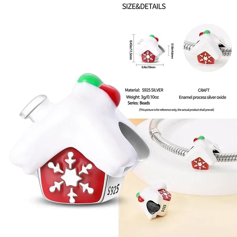 Christmas Charms Copper Christmas Tree Santa Claus Ice Boot Snowflake Pendant Beads Fit Bracelet Diy Jewelry