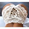 Women's Sexy Lingerie Plus Size Lace Garter Strap Transparent Lingerie Adjustable Double Breasted Belt Stockings Panties