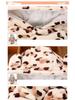 Polka Dot Bear Footed Baby Romper - Coral Fleece Crawling Suit for Autumn and Winter