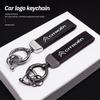 Car Logo Keychain Zinc Alloy Key Ring Accessories For Citroen C5X e-C4 X e-C3 C4 C3 C5 C-Elysee C-Crosser Berlingo C1 C6 C2