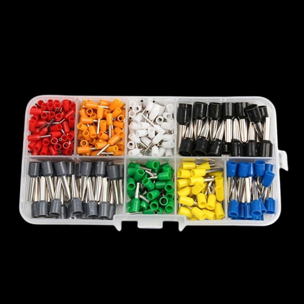 Wire Block Cord End Connector Crimp Terminals Insulated Terminator VE Tubular Tube Terminal