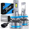 FAHREN H11 Fog Bulbs, Upgraded 120W 40000LM H8/H9 Bright Lighting Bulb, 6500K Cool White IP68 Waterproof,Quick Installation, Pack of 2