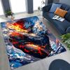 Anime My Hero Academia Deku Katsuki Cartoon Rug for Bedroom Living Room Sofa Home Doormat Decor,Kids Play Non-slip Floor Mat