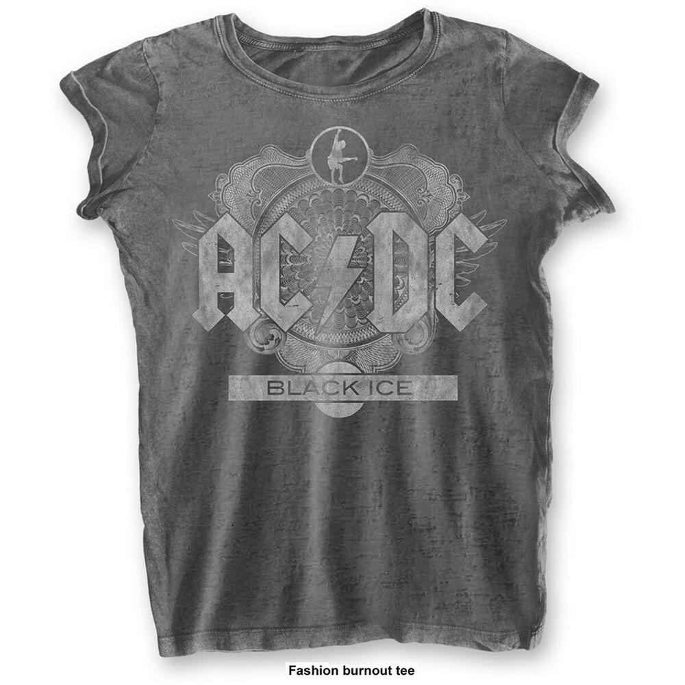

Жіночі футболки Ac Dc Black Ice Burnout S