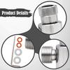 CO2 Cylinder Adapter Connector Compact Simple to Install Maker Accessory Refill
