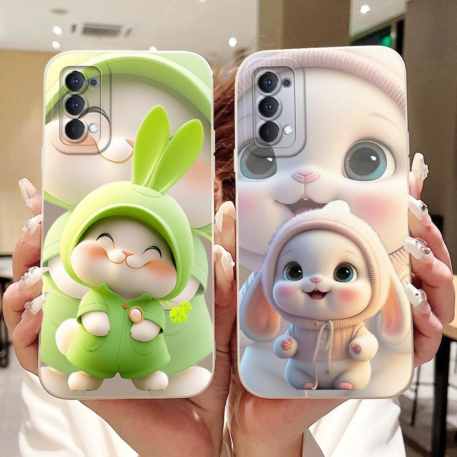 For Oppo Reno4 Pro 5G Case CPH2089 Luxury Candy Painted Cover Soft Silicone Phone Case For Oppo Reno 4 Pro Reno4 4G CPH2113 Bags