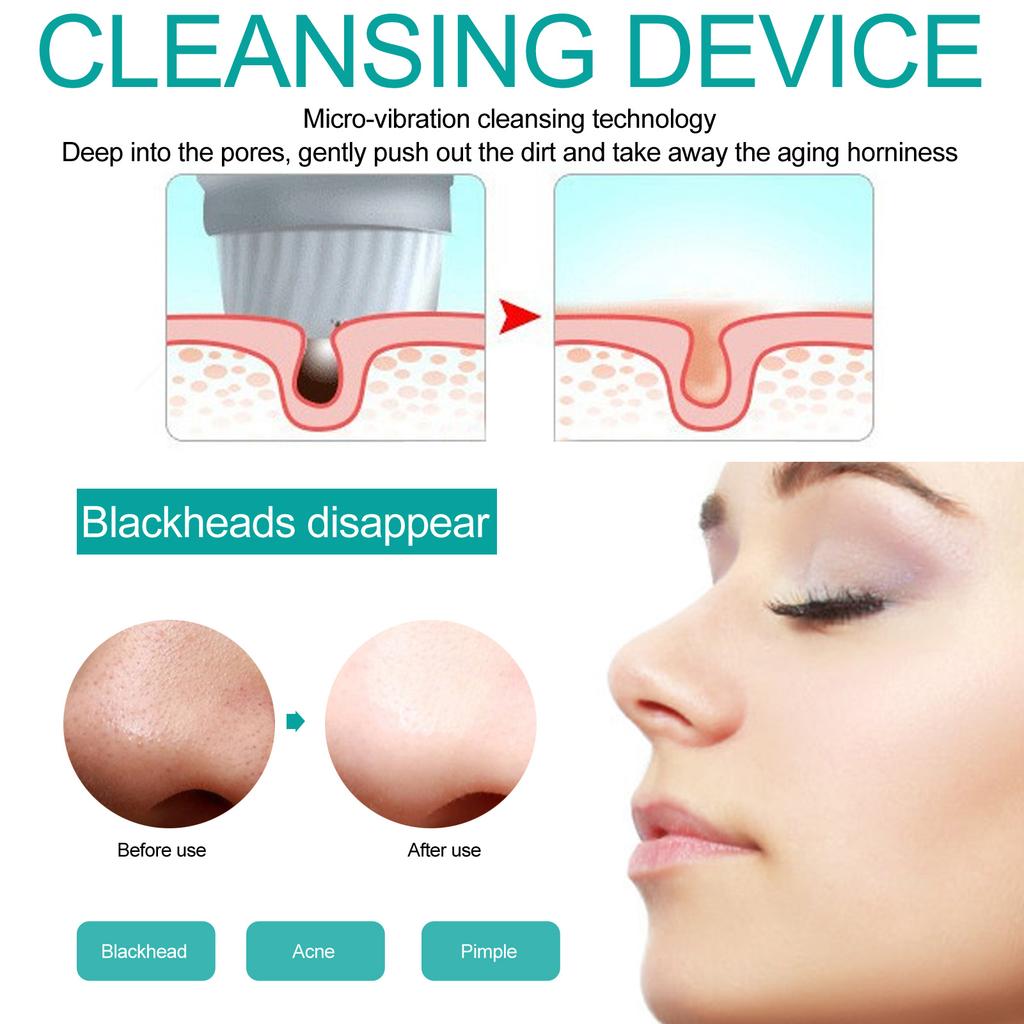 Professional Electric Facial Clnsing Brush Device Household Face Skin Pore Clner