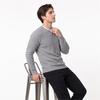 Pierre Cardin Men's Waffle Knit Henley Sweater