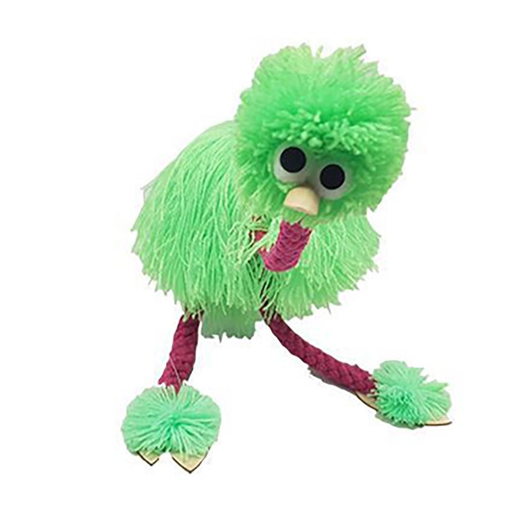 Fadenpuppe Strauß, lustige und kreative Puzzle-Fadenpuppe, neues und einzigartiges Puppenspielzeug
