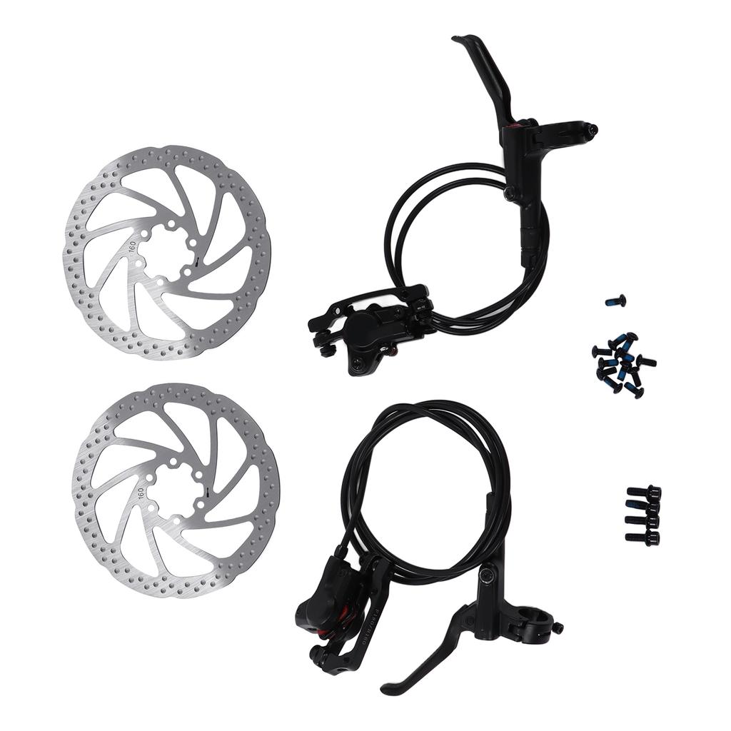 MEROCA Fahrrad Scheibenbremsensatz Fahrrad Hydraulische Scheibenbremse Mountainbike Vorne Hinten Radfahren Öl Scheibe