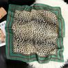 High-end light luxury small square scarf women's Hangzhou satin silk versatile professional wear with shirt scarf neck protection scarf silk scarf