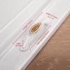 NAIERDI White Ceramic European Cabinet Handles Aluminum Alloy Door Kitchen Knobs Cabinet Pulls Drawer Knobs Wardrobe handle
