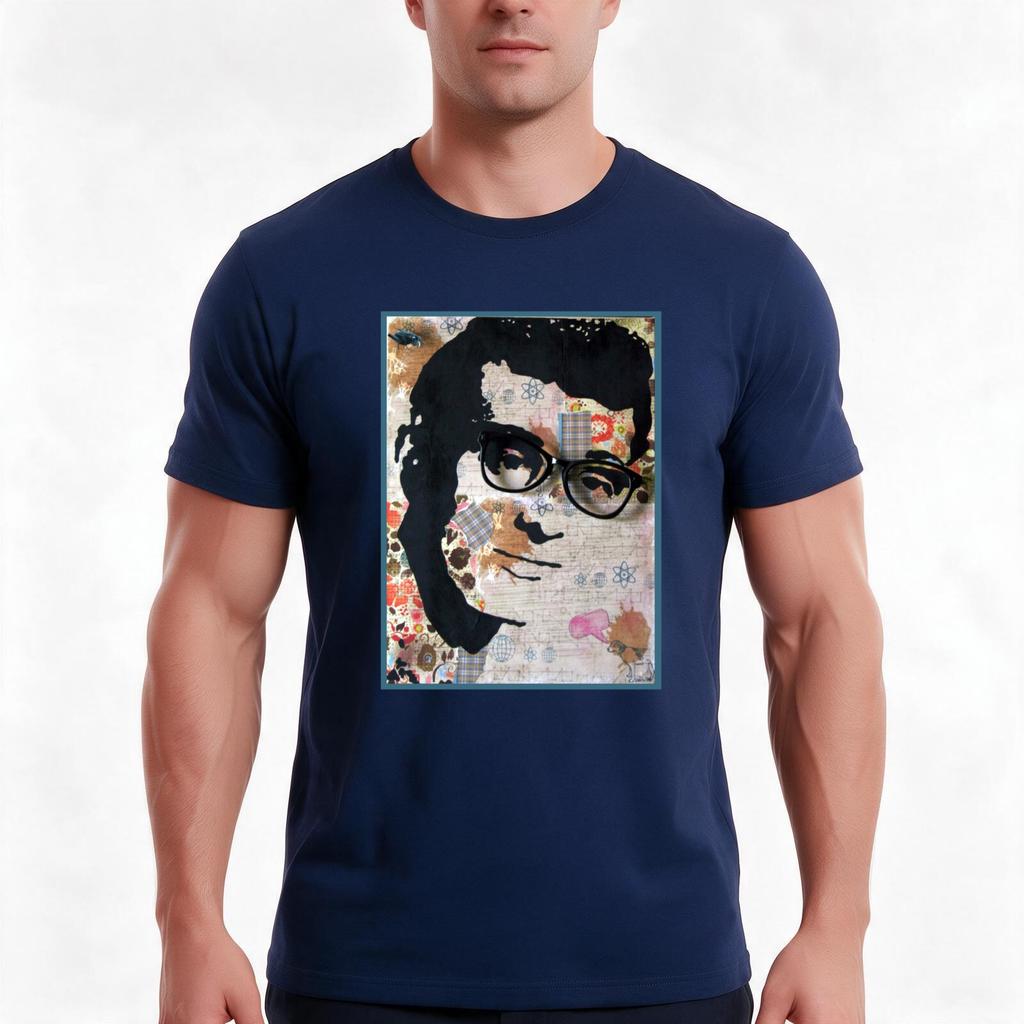 Buddy The Crickets Tshirt Summer Casual Cotton Tee Oversized Streetwear Tops Vintage Graphic Print Loose Fit Short Sleeve