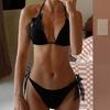 2026 Новий однотонний ремінець Стрічка Відкрита спина Сексуальний бікіні Роздільний купальник Жіноче бікіні