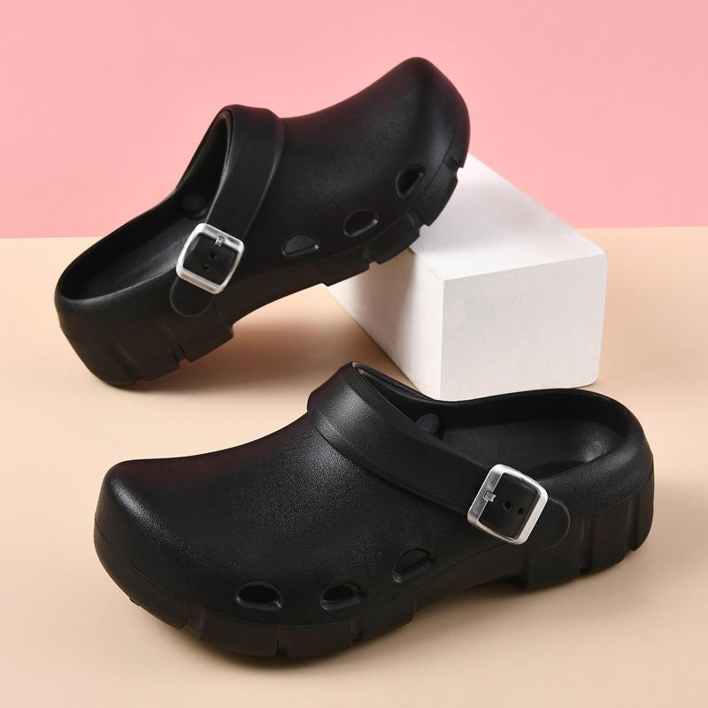 Hole Shoes Women's Summer Couple Indoor Bathroom Bath Non-slip Home Household Soft Bottom Eva Cool Slippers Men