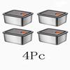 High Quality Stainless Steel Camping Lunch Box Sealed Leak-proof Bento Box Refrigerator Microwave Freezer Storage Box