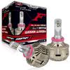 IPF F301HLB LED Car Compatible with 12V and Set of Vehicle Inspection Integrated Driver Cooling Noise Model Headlights, H11, 5000lm, 6500K, White,