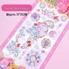Kristall-Strasssteine DIY Schmuckschatulle Herz-Edelstein-Aufkleber - PVC Selbstklebend