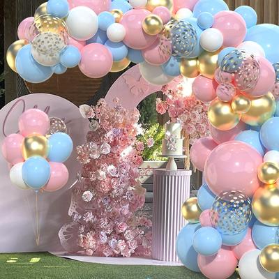 Gender Reveal Balloons Garland Arch Kit Boy or Girl Baby Shower Balloon Pink Blue Ballon Birthday Party Baby Shower Decoration
