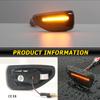 Für Dacia Duster Logan Sandero II Renault Auto LED Dynamischer Seitenmarkierungslicht Sequenzieller Blinker Blinkerlampe E-Prüfzeichen Geprüft