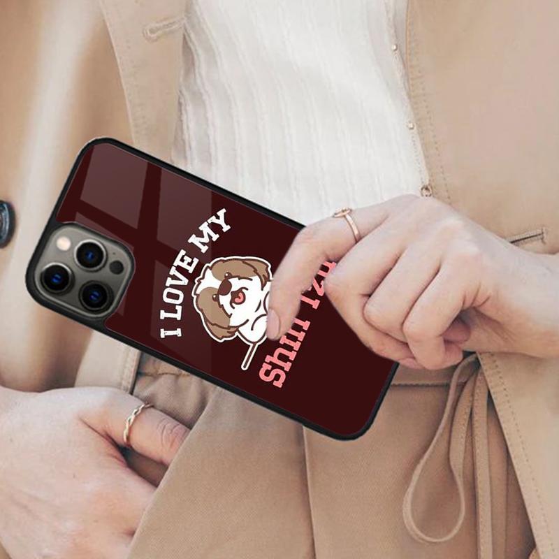 Kawaii Shih Tzu Magnetic Phone Case For APPLE iPhone 17 Air 16 14 13 12 Pro Max 15 Plus Wireless Charge With MagSafe Cover
