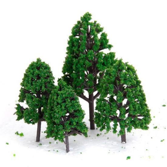 OrgMemory Model Trees for Miniature 29 Trees HO Gauge Railway Architectural Miniature Diorama Gardens, Dioramas, etc. (4-16 cm) Model, Landscape,